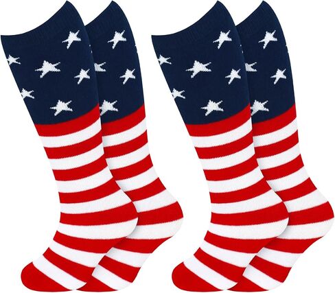 Sarfel Kids Soccer Socks Toddler Soccer Socks Girls Boys Soccer Socks Kids Tube Socks with Stripes Toddler Knee High Socks in Kuwait