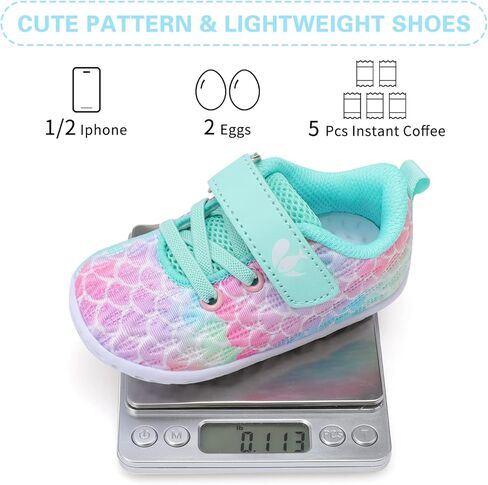 FEETCITY Baby Sneakers Boys Girls Infant Shoes First Walking Shoes Newborn Crib Shoes Toddler Slip On Shoes in Kuwait