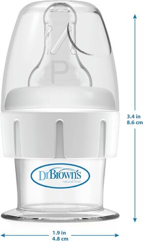 Dr. Brown's First Feeder Bottle with Preemie Nipple - 15cc - 3pk in Saudi Arabia