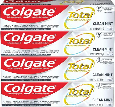 Colgate Baking Soda and Peroxide Whitening Toothpaste, Frosty Mint,6 Ounce (Pack of 6) in Kuwait