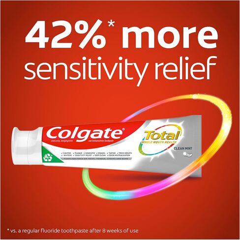 Colgate Baking Soda and Peroxide Whitening Toothpaste, Frosty Mint,6 Ounce (Pack of 6) in Kuwait