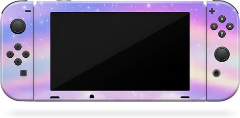 TACKY DESIGN Clouds Skin Compatible with Nintendo Switch Skins Decal, Stickers Blue Pastel Starry Sky Vinyl 3M Moon Full wrap Cover in Kuwait