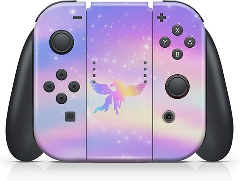 TACKY DESIGN Clouds Skin Compatible with Nintendo Switch Skins Decal, Stickers Blue Pastel Starry Sky Vinyl 3M Moon Full wrap Cover in Kuwait