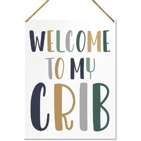 Nursery Wood Sign Decor for Boys, No Wake Zone, Beach Nursery Kids Son Room Playroom Decor Inspirational Wall Art Decoration, Gift for Newborn Baby Boy