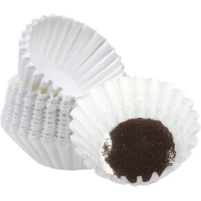 DEFUTAY Coffee Filters,Cup Basket Coffee Filters,Natural Unbleached(White 4?100PC)