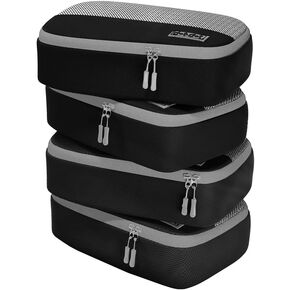 Large Packing Cubes for Suitcases - 4 Pcs set of Packing Cubes for Travel - Packing Cubes for Carry on Suitcase Organizer Bags - Travel Cubes Travel Organizer Bags for Luggage