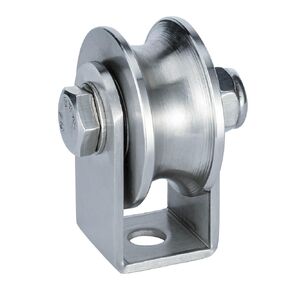 SHINICO Cable Pulley Wheel, Swivel Single Pulley Block, Stainless Steel, Bearing Inside, Heavy Duty Good for Pulley System Gym Equipment, Loading 1100lb