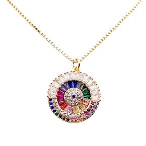 Big Evil Eye for Women Pendant Necklace 17 Inches Ball Chain