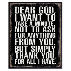 Religious Wall Art For Men 11x14 - Christian Quotes Wall Decor - Bible Verse Wall Decor - Christian Gifts for Men - Catholic Gifts - Scripture Wall Art - Faith Wall Decor Poster - God Wall Decor
