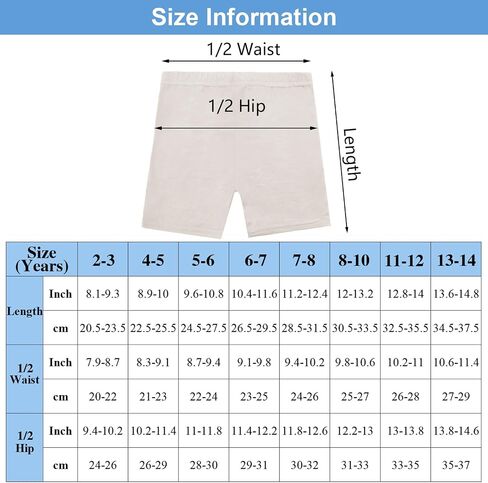 Resinta 6 Pack Dance Shorts Girls Bike Short Breathable and Safety 6 Color in Kuwait