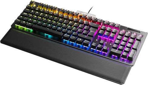 EVGA USB Z20 RGB Optical Mechanical Gaming Keyboard, Optical Mechanical Switches (Clicky), 812-W1-20US-KR, Black in Saudi Arabia