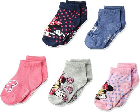 Disney Girls' Minnie Mouse 5 Pack Shorty Socks in Saudi Arabia
