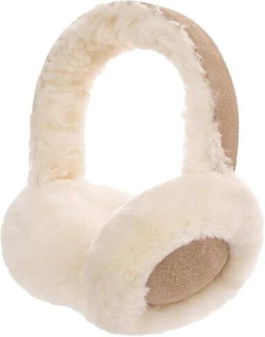 MaxW Winter Wool Ear Muffs for Men and Women Cute Fluffy Earmuffs Soft Cozy Outdoor Ear Warmer in Kuwait