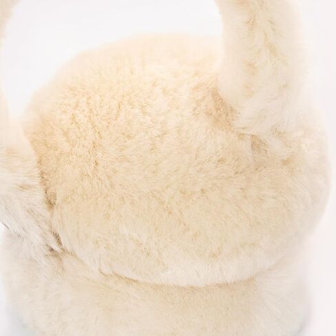 MaxW Winter Wool Ear Muffs for Men and Women Cute Fluffy Earmuffs Soft Cozy Outdoor Ear Warmer in Kuwait