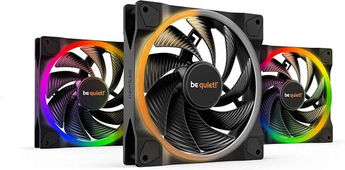 be quiet! Light Wings 120mm PWM high-Speed, Premium ARGB Cooling Fan, 4-Pin, for radiators, BL073,black in Kuwait
