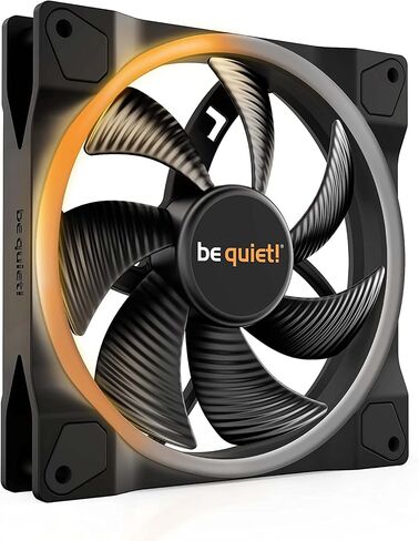 be quiet! Light Wings 120mm PWM high-Speed, Premium ARGB Cooling Fan, 4-Pin, for radiators, BL073,black in Kuwait