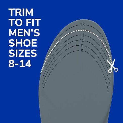 Dr. Scholl’s Extra Support Insoles Superior Shock Absorption and Reinforced Arch Support for Big & Tall Men to Reduce Muscle Fatigue So You Can Stay on Your Feet Longer (for Men's 8-14) in Kuwait