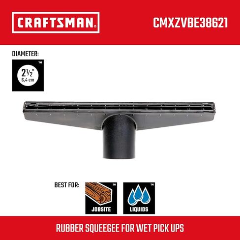 كفتسمان، CMXZVBE38727، 2-1/2 بوصة. فوهة جافة رطبة/جافة ملحق مفرغ للمساحات الكهربائية in Kuwait