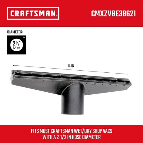 كفتسمان، CMXZVBE38727، 2-1/2 بوصة. فوهة جافة رطبة/جافة ملحق مفرغ للمساحات الكهربائية in Kuwait