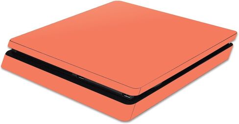 MightySkins Skin Compatible with Sony PS4 Slim Console - Solid Yellow | Protective, Durable, and Unique Vinyl Decal wrap Cover | Easy to Apply, Remove, and Change Styles | Made in The USA in Saudi Arabia