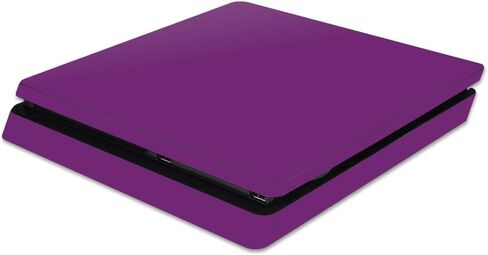 MightySkins Skin Compatible with Sony PS4 Slim Console - Solid Yellow | Protective, Durable, and Unique Vinyl Decal wrap Cover | Easy to Apply, Remove, and Change Styles | Made in The USA in Saudi Arabia