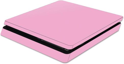 MightySkins Skin Compatible with Sony PS4 Slim Console - Solid Yellow | Protective, Durable, and Unique Vinyl Decal wrap Cover | Easy to Apply, Remove, and Change Styles | Made in The USA in Saudi Arabia