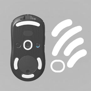 Mouse Feet ICE Skates Rounded Curved Edges for Logitech G PRO X Superlight Wireless Gaming Mouse Upgrade