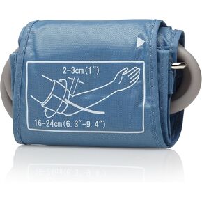 A&D Medical Replacement Blood Pressure Cuff (UA-280) - Medium (24-36 cm / 9.4" - 14.2" Range), BP Cuff Connector, for UA-705V/VL and UA-787EJ BP Monitors