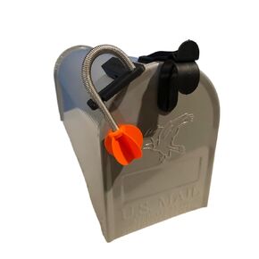 Mail Alert LH - for Metal Round Top Mailboxes as Shown - Durable Mailbox Alert for Delivered Mail, Made in OHIO USA - DOES NOT INCLUDE MAILBOX - Other Styles Avail.