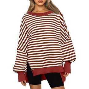 Trendy Queen Womens Oversized Crewneck Sweatshirts Hoodies Fall Outfits Fashion Teen Girls Y2k Winter Clothes