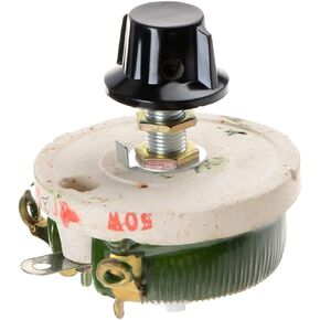 Saim Ceramic Rheostat 100W 100 Ohm Variable Taper Pot Cover Wirewound Potentiometer Rotary Resistor