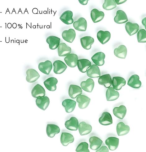Jade Heart Necklaces for Women Healing Crystals Dainty Heart Gemstone 18k Gold Pendant Necklace Anniversary Birthday Valentines Jewelry Gift for Teen Girls in Kuwait