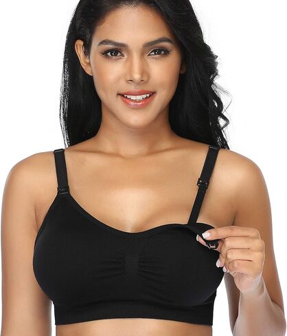GXXGE 4Pack Nursing Bras for Breastfeeding Maternity Bra Comfort Seamless Pregnancy Sleep Bralette in Saudi Arabia