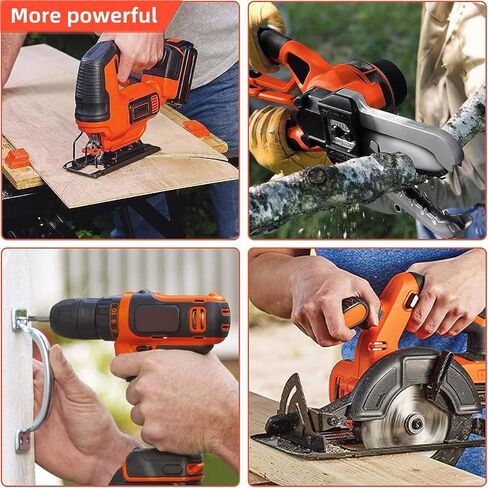 ARyee 6.0Ah 20V LBXR20 LBX4020 بطارية ليثيوم متوافقة مع بلاك اند ديكر 20 فولت ماكس LB20 LBX20 LBXR2020 LB2X4020-OPE LBXR20-OPE أدوات تشغيل مثقاب كهربائي لاسلكي in Saudi Arabia