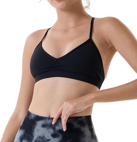 AUROLA Mercury Workout Sports Bras Women Athletic Removable Padded Backless Strapy Minimal Crop Top in Kuwait