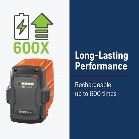 Husqvarna BLi22 40V Battery, 144Wh Lithium Ion Battery 100-Series Power Tools Including Battery Chainsaws, Leaf Blowers and Trimmers, Orange in Saudi Arabia