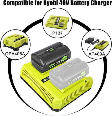REACELL 2 حزمة 6.0Ah 18 فولت بطاريات بديلة لبطارية ليثيوم Ryobi 18V P197 P189 P108 P191 P190 P102 P103 PBP005 P104 P105 P107 P122 متوافقة مع أدوات Ryobi 18V اللاسلكية in Saudi Arabia