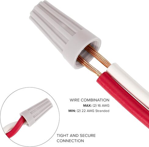 Maxxima Orange Electrical Wire Connector Screw Terminal (500 Pack) in Saudi Arabia