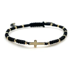 Tiny Cross Bracelet for Women Red String Pulsera de Protection