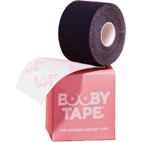 Booby Tape Original Boob Tape, Instant Breast Lift, Replace Your Bra, Latex-Free, Hypoallergenic Adhesive Body Tape, 5 meters, White, 1 Count