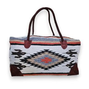 Southwestern Lula Large Weekender Travel Bag Western Duffle Bag Boho Travel Bag in Kuwait