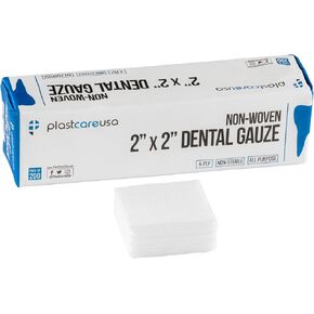 1000 Count Gauze Pads 2x2 - Soft 4-Ply Non Woven Gauze Sponges - Non Sterile Dental Gauze & Esthetic Wipes - All Purpose Medical Gauze Squares for First Aid, Surgical, Wound Dressing (5 Packs of 200)