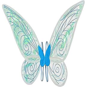 Oprtuisi Fairy Wings, Shiny Transparent Princess Wings, Angel Wings Sutable for Halloween Costume Dress Up