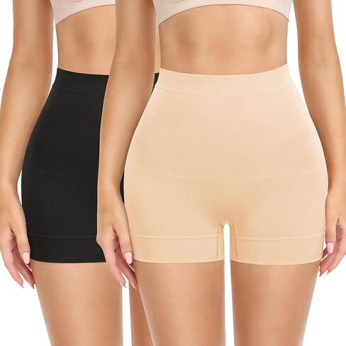 Yeblues Tummy Control Shapewear Shorts Slimming Boyshorts Women Underwear for Under Dresses Body Shaper Slips Girdles in Saudi Arabia