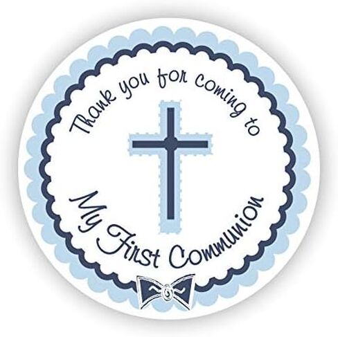 ملصقات First Communion Girls - شكرًا لك على حضورك إلى ملصقات My First Communion - ملصقات مفضلة - مجموعة من 40 ملصقًا in Kuwait