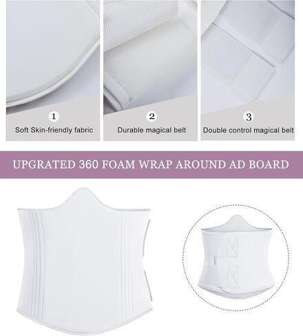 YERKOAD 360 Lipo Foam Ab Board Post Surgery Liposuction Abdominal Compression Boards Belly Wrap Lipo Recovery in Kuwait