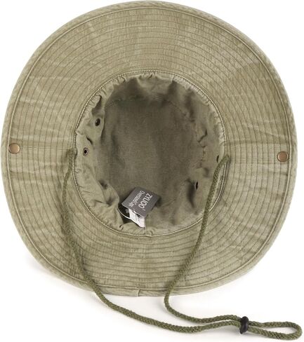 Zylioo XXL Boonie Hat for Big Heads, Wide Brim Sun Hat with Chin Strap in Kuwait