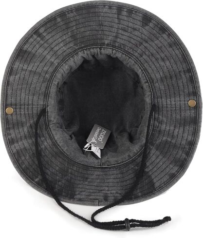 Zylioo XXL Boonie Hat for Big Heads, Wide Brim Sun Hat with Chin Strap in Kuwait