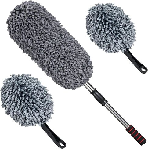 IPELY Super Soft Microfiber Car Dash Duster Brush for Car Cleaning Home Kitchen Computer Cleaning Brush Dusting Tool in Saudi Arabia