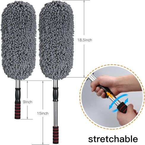 IPELY Super Soft Microfiber Car Dash Duster Brush for Car Cleaning Home Kitchen Computer Cleaning Brush Dusting Tool in Saudi Arabia